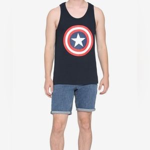 Disney Marvel Captain America Shield Tank Top